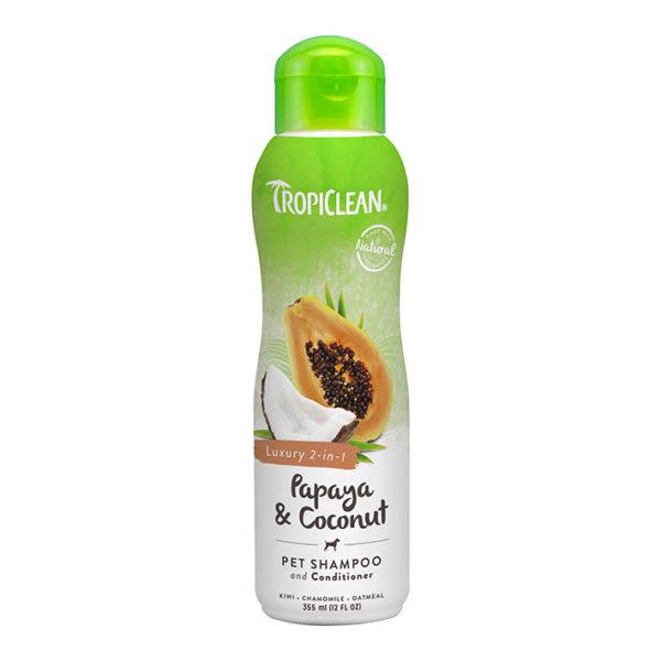 tropiclean papaya and coconut shampoo