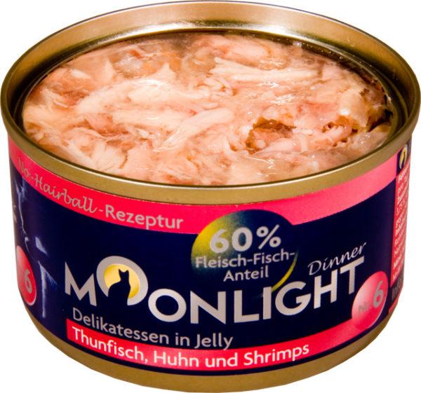 moonlight tuńczyk kurczak i krewetki w galaretce 80g