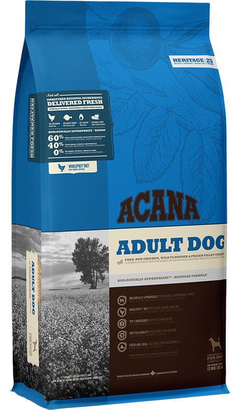 acana heritage adult dog
